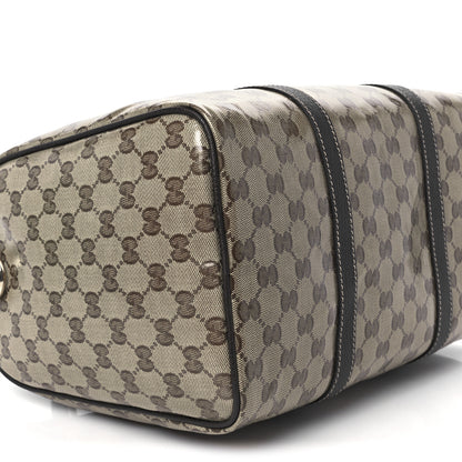Gucci Crystal Monogram Medium Joy Boston Dark Brown 9 of 10