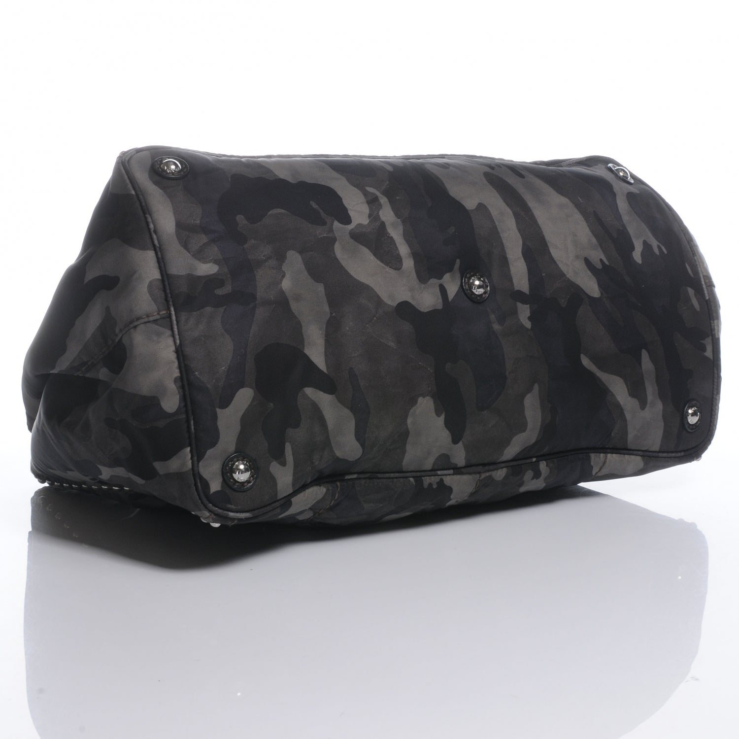 Prada Tessuto Nylon Camouflage Tote Fumo 5 of 9