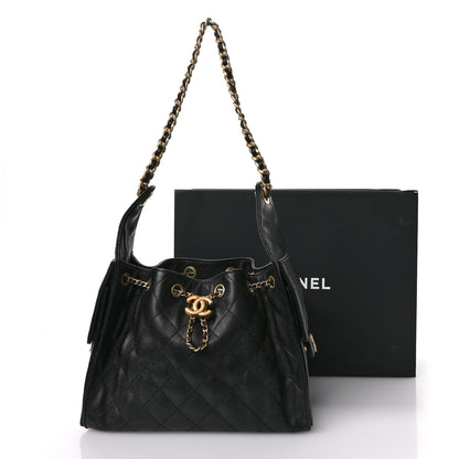 Chanel Caviar Quilted Small Chanel 25 Handbag Black 11 of 11