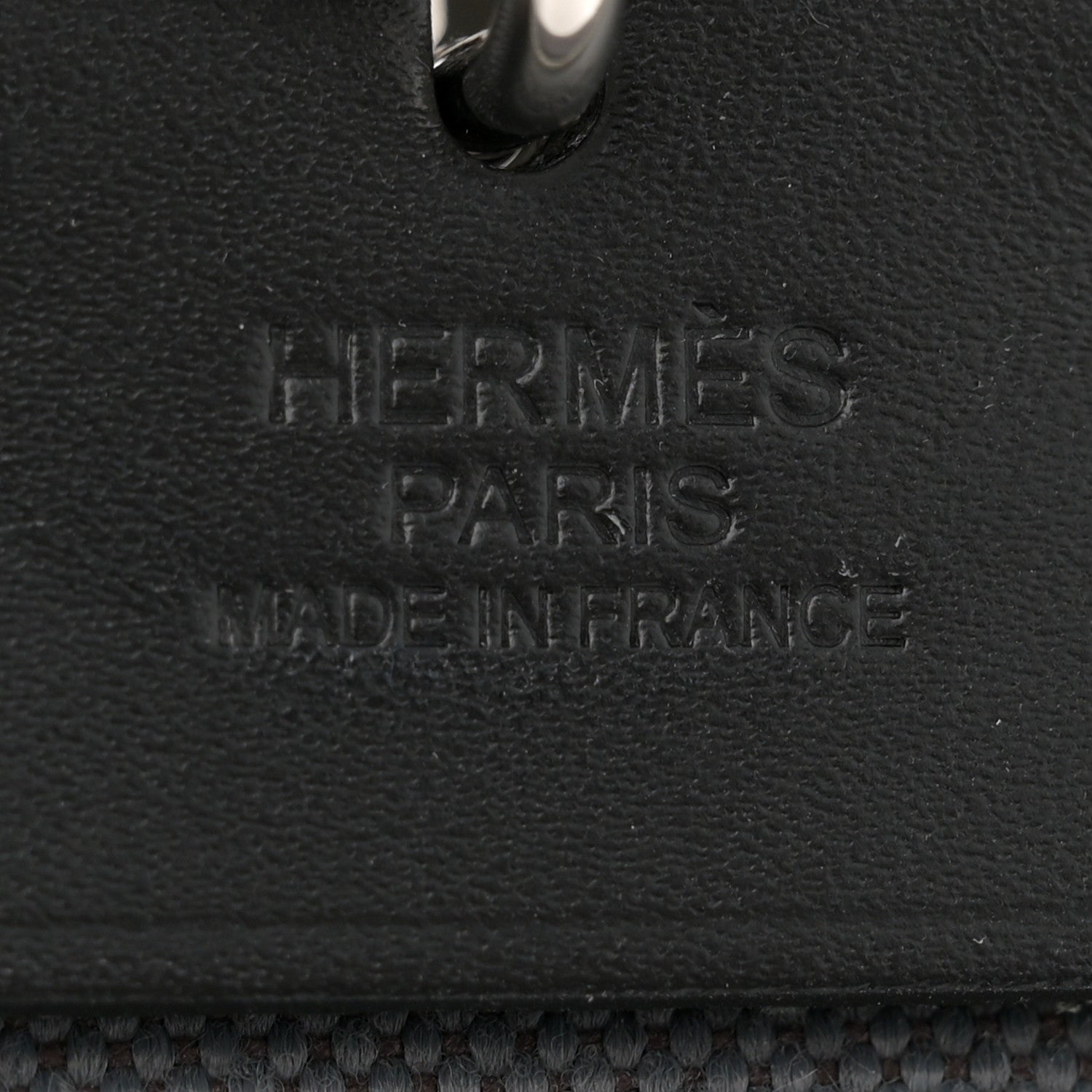 Hermes Military Toile Vache Hunter Herbag Zip Retourne 31 PM Ardoise Black 7 of 14