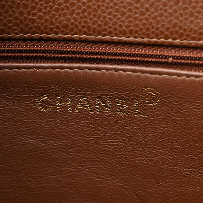 Chanel Caviar CC Tote Brown 6 of 15