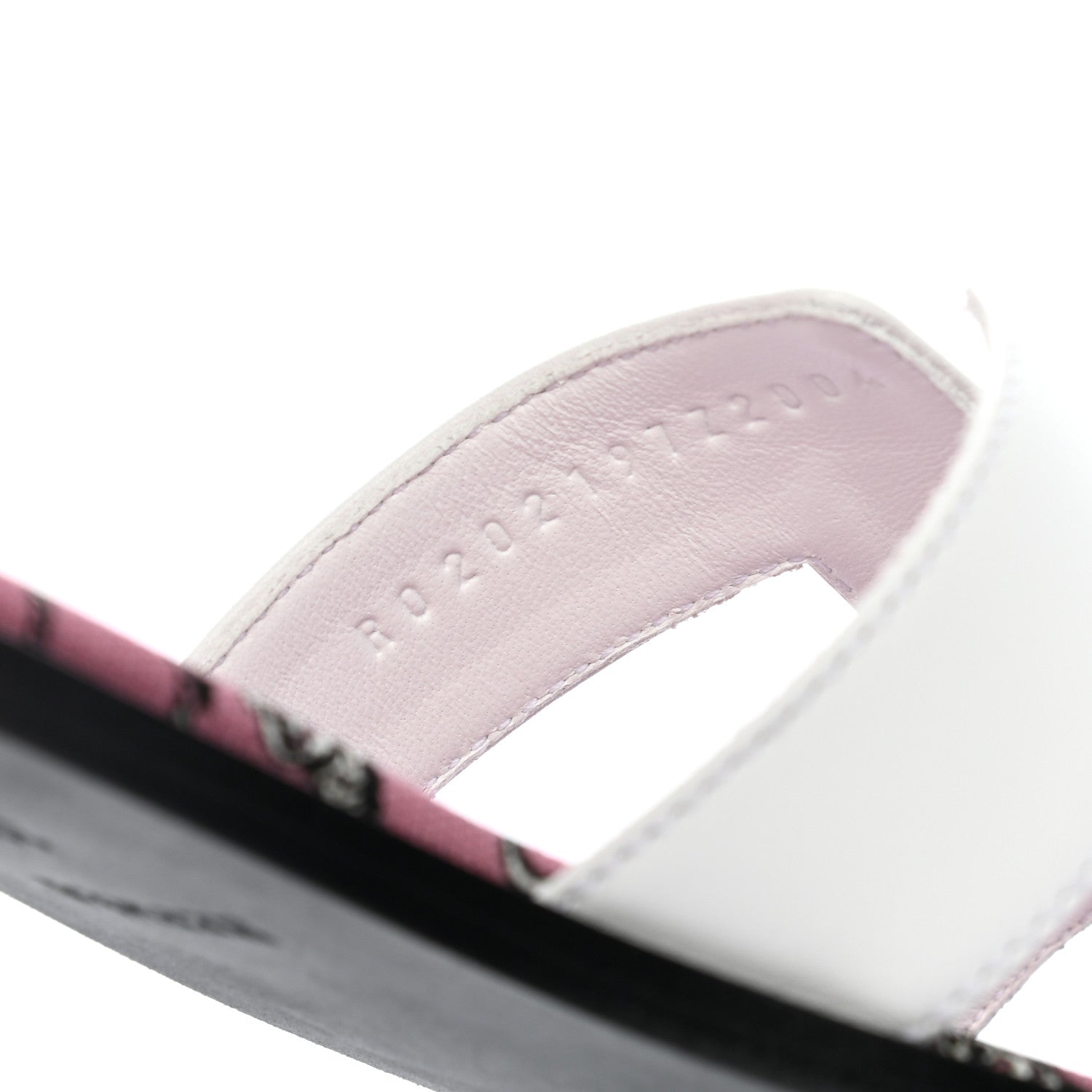 Hermes Box Calfskin Bois De Rose Oran Sandals 39.5 White 8 of 8