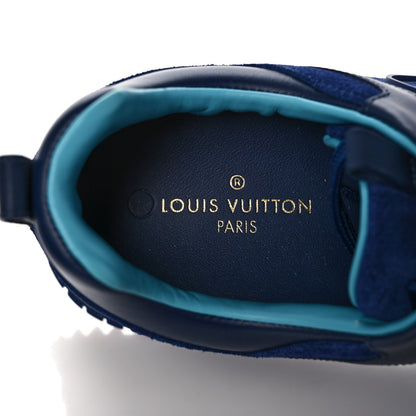 Louis Vuitton Suede Run Away Sneakers 38 Blue 7 of 11