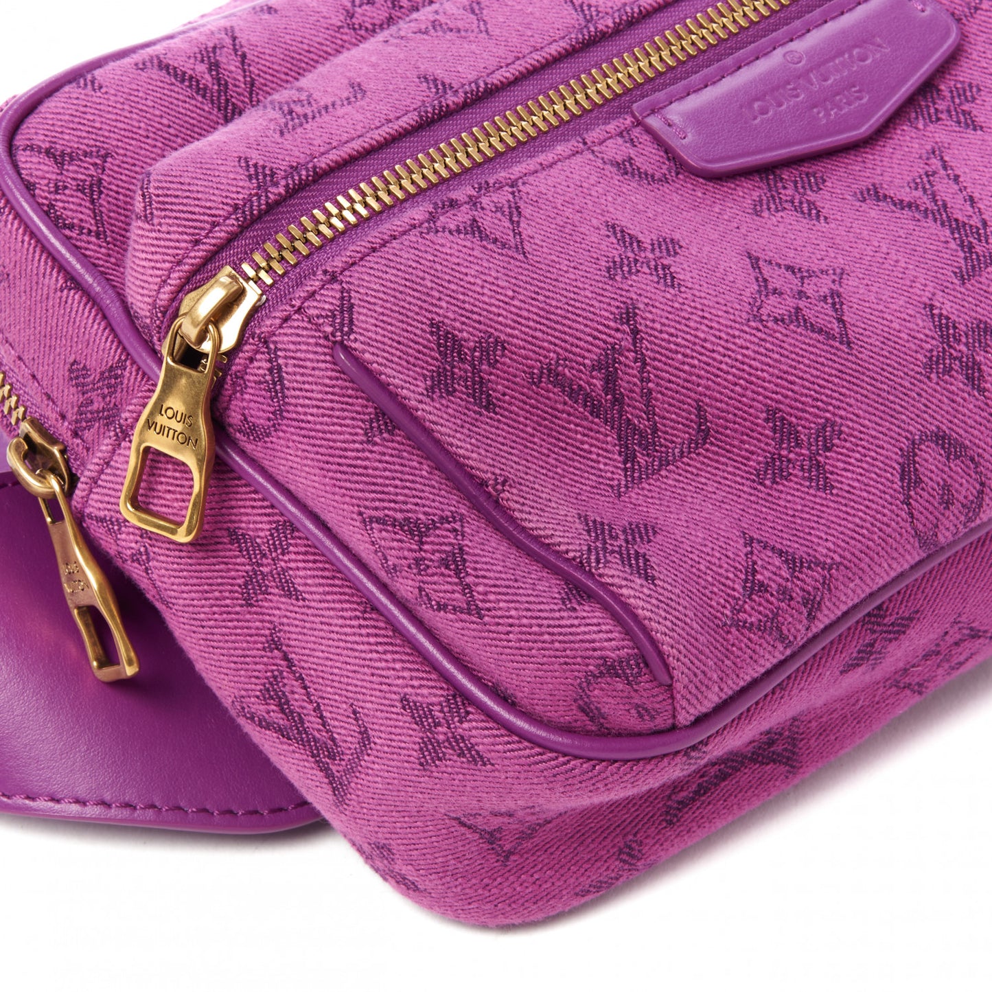 Denim Monogram Outdoor Bumbag Purple