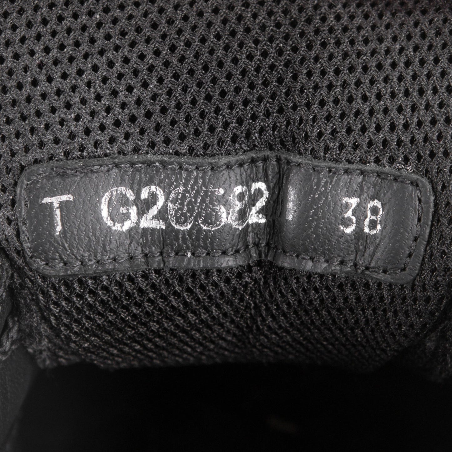 Tweed Suede Goatskin CC Sneakers 38 Black White