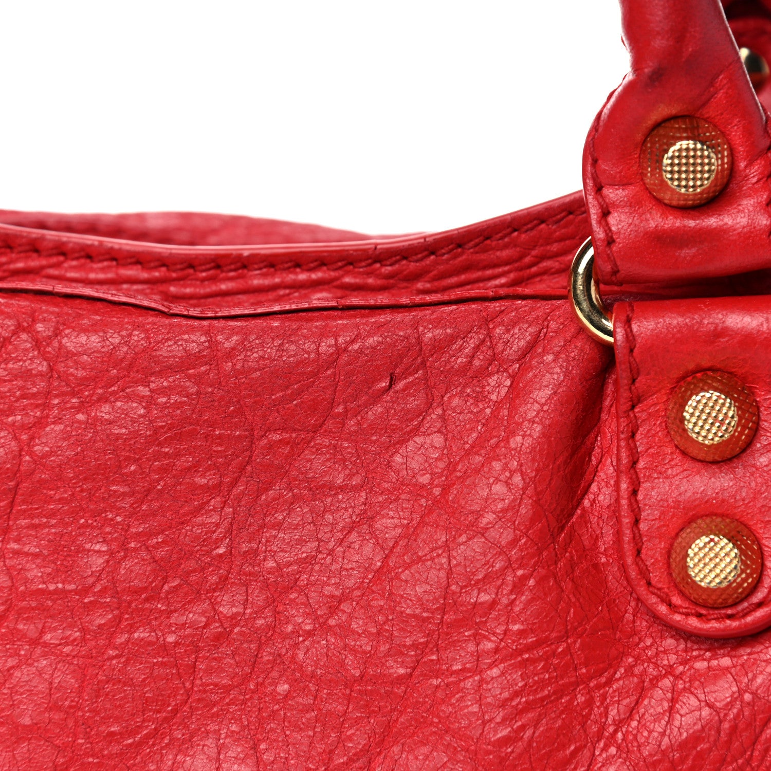 Balenciaga Agneau Giant 12 Gold Hardware City Rouge Cardinal 15 of 23