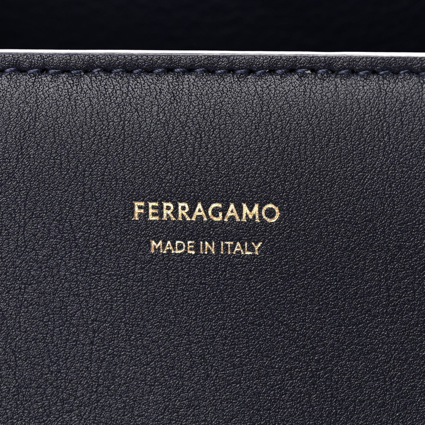 Calfskin Small Hug Bag Midnight