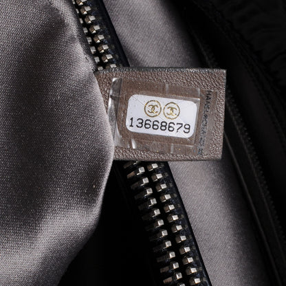 Chanel Patent Quilted XL Flap Navy Blue 8 of 8