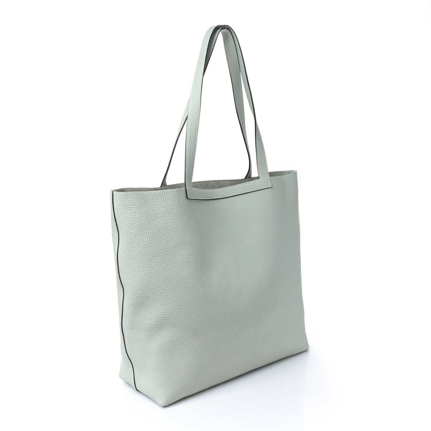 Hermes Taurillon Clemence Cabasellier 46 Gris Neve 3 of 8