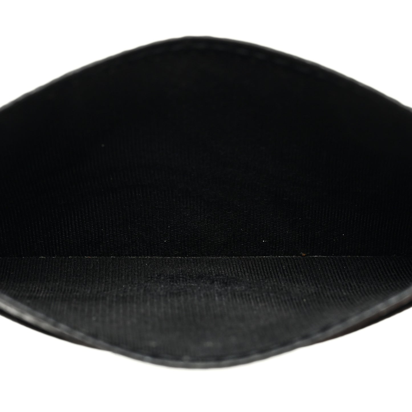 Saffiano Metal Card Case Black