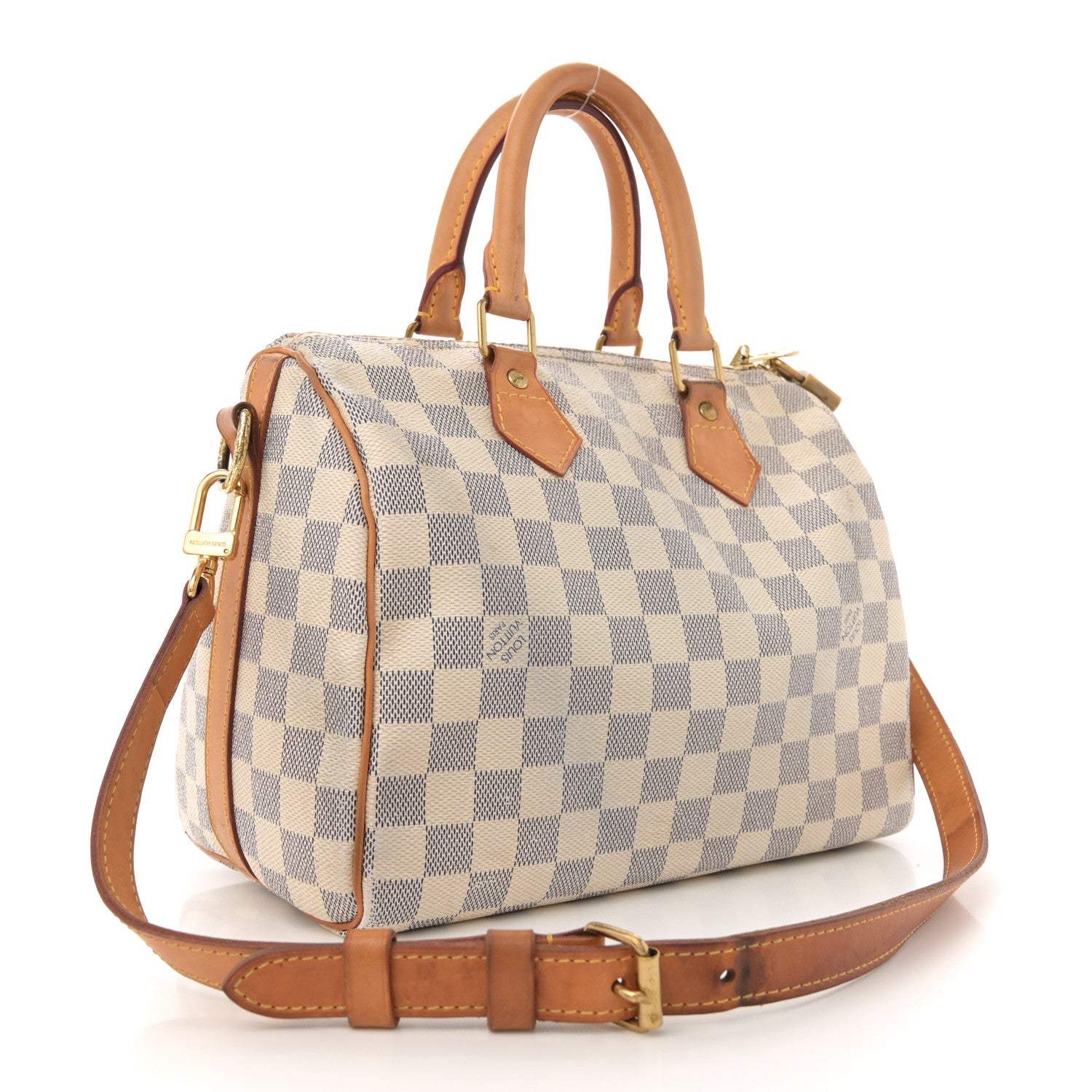 Louis Vuitton Damier Azur Speedy Bandouliere 25 3 of 14