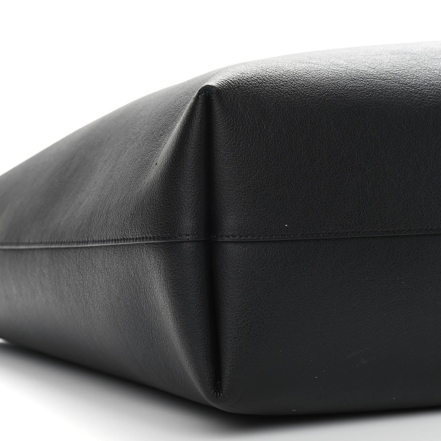 Saint Laurent Calfskin Large Shopping Tote Black 9 of 10