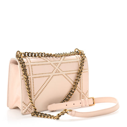Christian Dior Calfskin Studded Medium Diorama Flap Bag 3 of 14