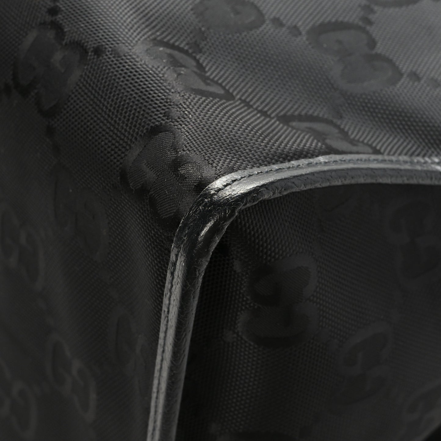 Econyl Nylon Monogram Large Off The Grid Tote Bag Black