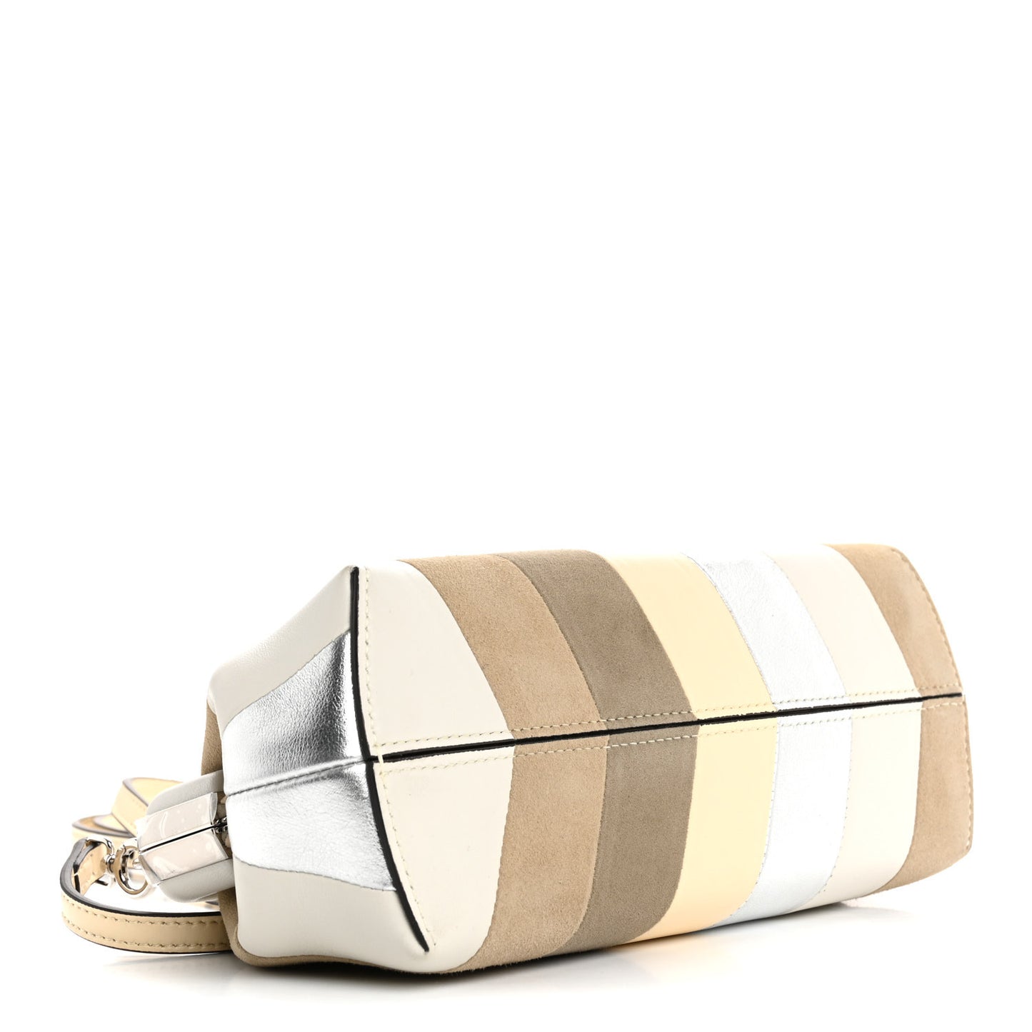 Nappa Suede Striped Inlay Small Fendi First Multicolor
