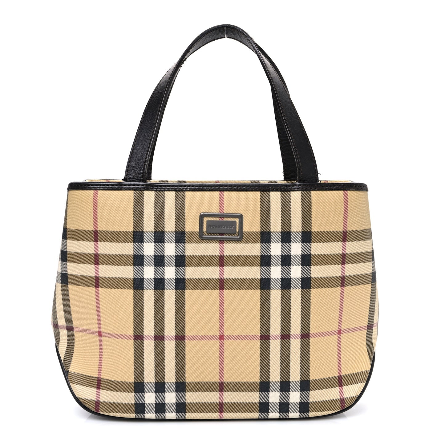 House Check Small Tote Archive Beige