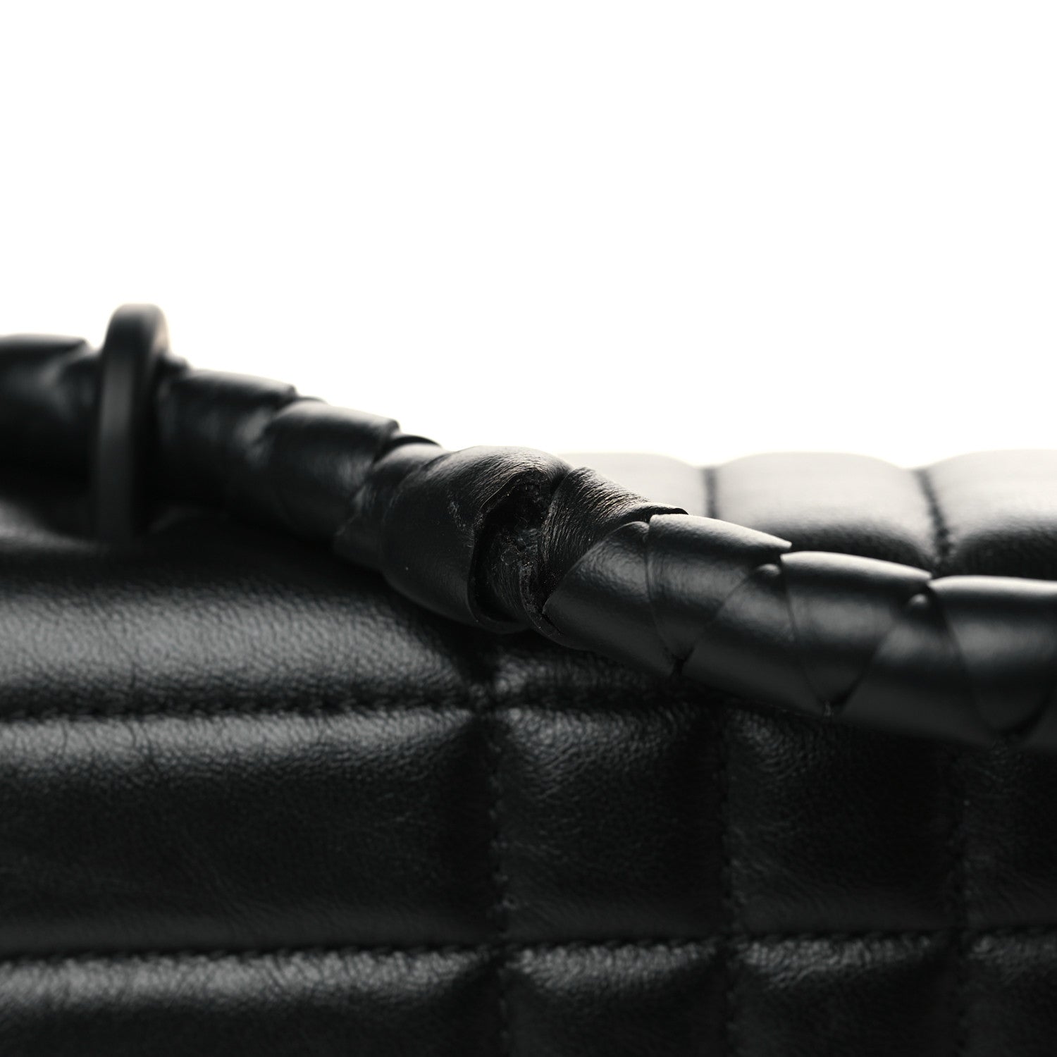 Burberry Lambskin Quilted Small Lola Hoof Bag Black 8 of 9