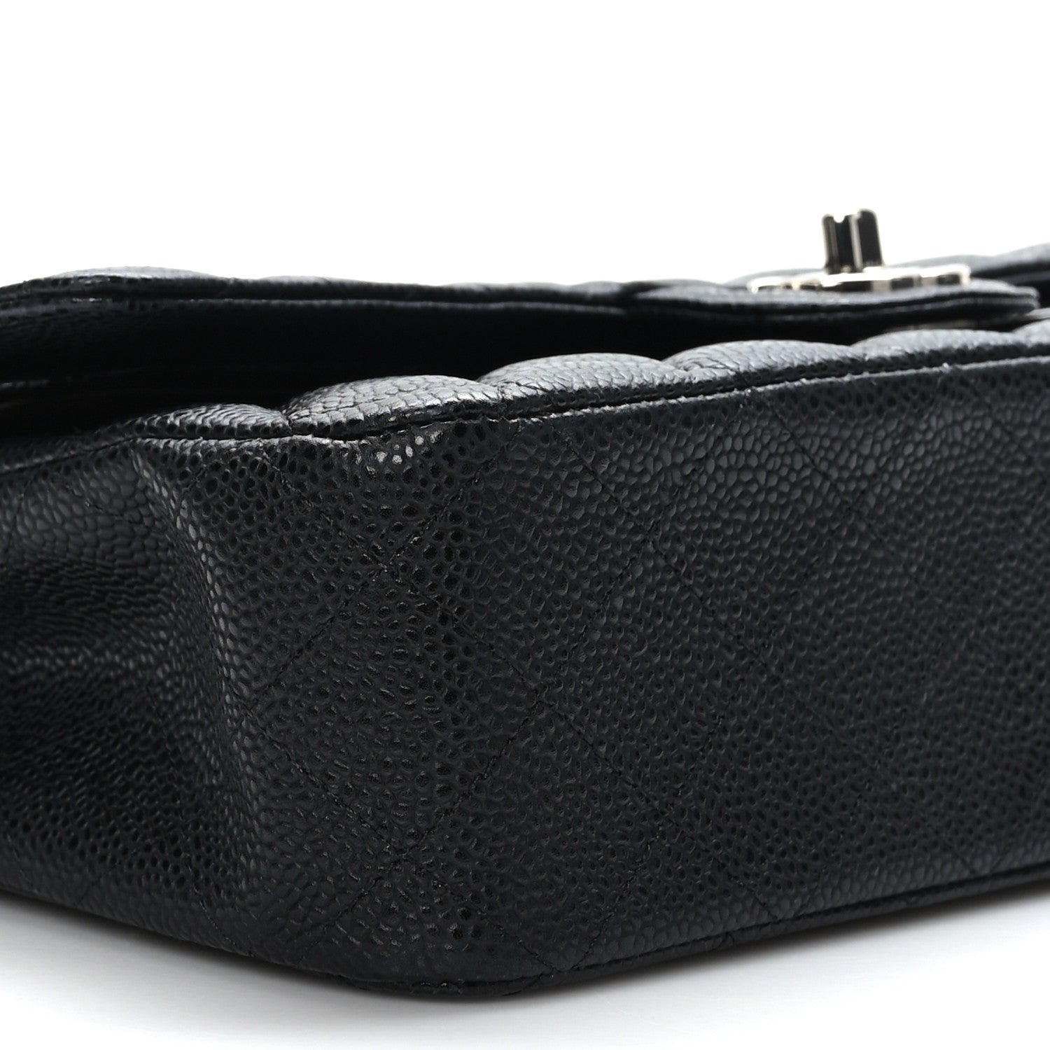 Chanel Caviar Quilted Medium Double Flap Black 8 of 10