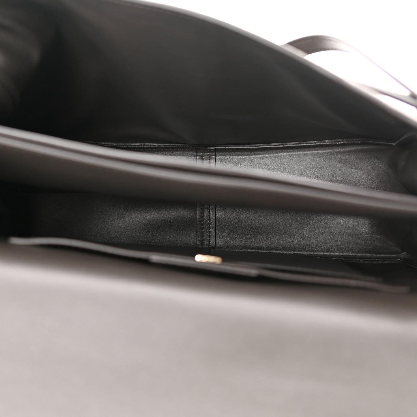 Calfskin Suede Medium Margot Crossbody Grey