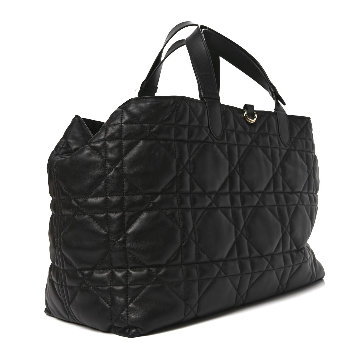 Calfskin Macrocannage Large Toujours Black