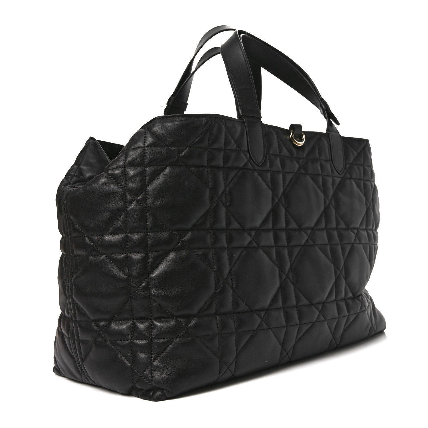 Christian Dior Calfskin Macrocannage Large Toujours Black 4 of 12