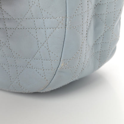 Christian Dior Lambskin Cannage Dior Soft Hobo Light Blue 12 of 15