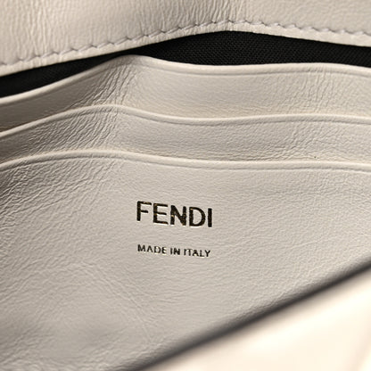Fendi Nappa FF 1974 Embossed Mini Baguette White 6 of 10