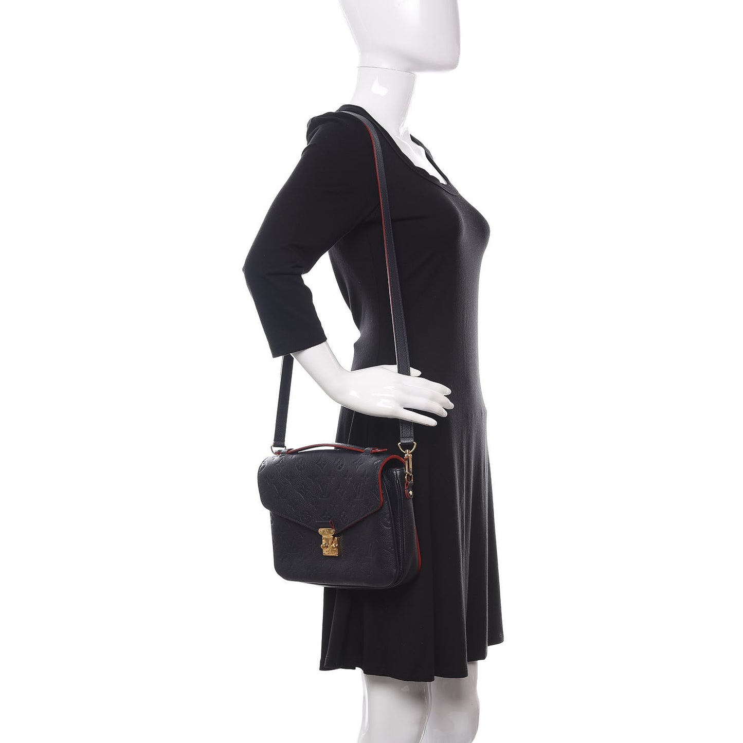 Empreinte Pochette Metis Marine Rouge