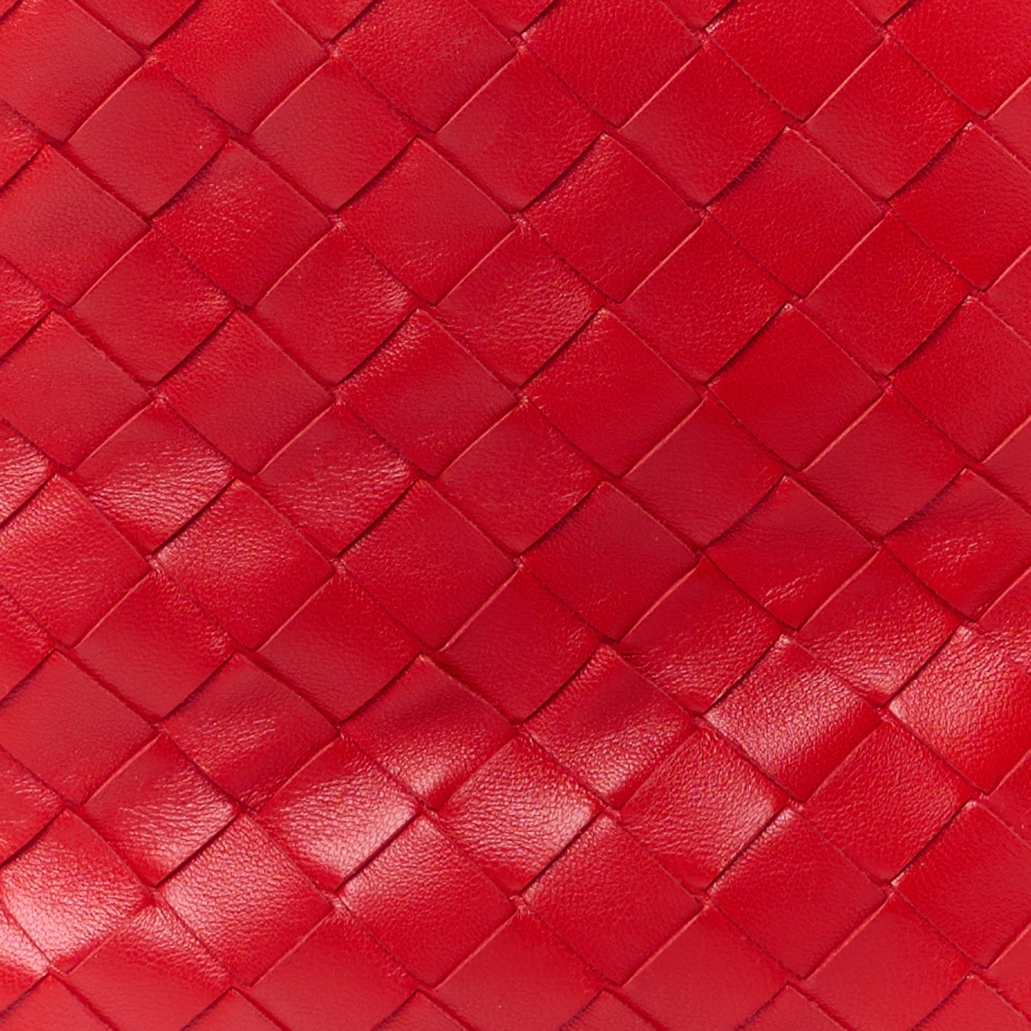 Nappa Intrecciato Tote Bag Red