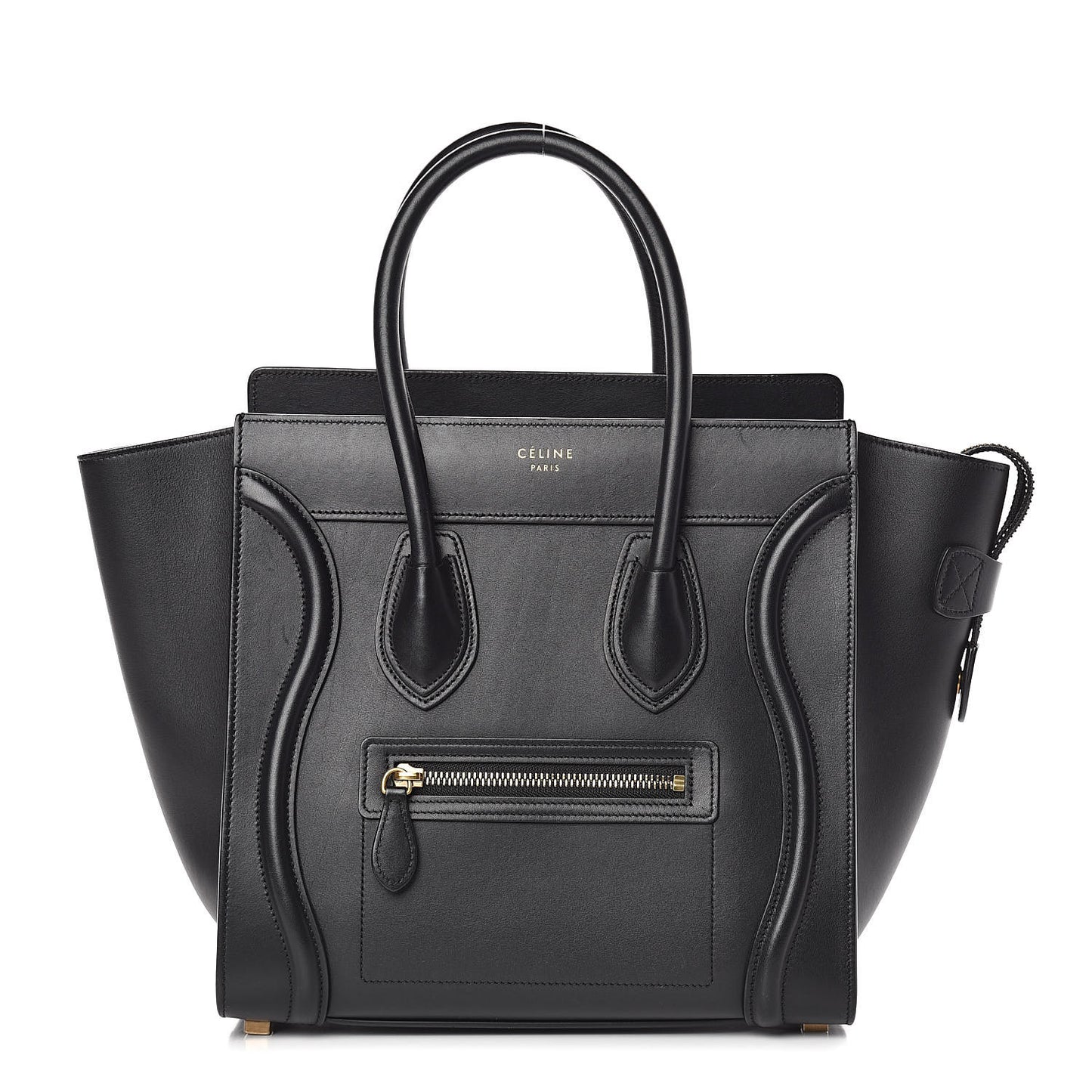 Smooth Calfskin Micro Luggage Black