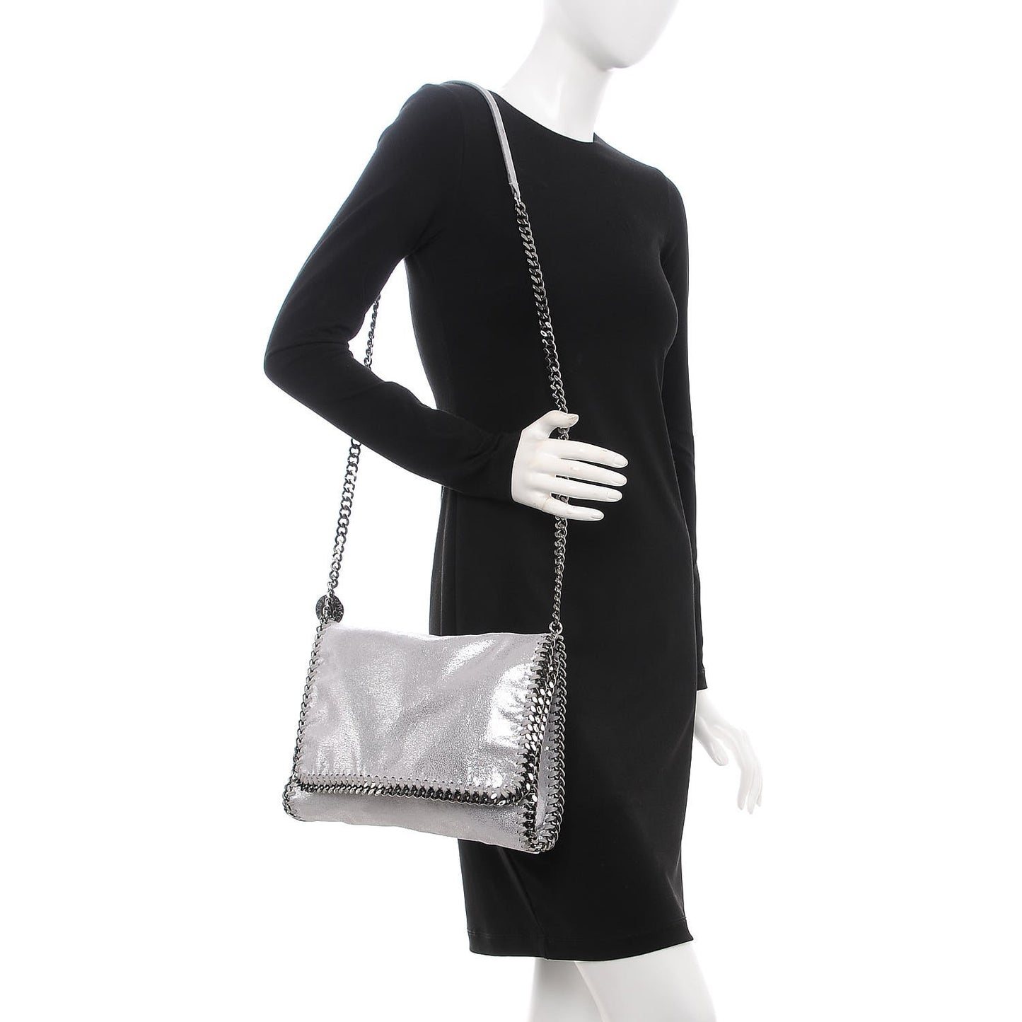 Shaggy Deer Falabella Messenger Silver