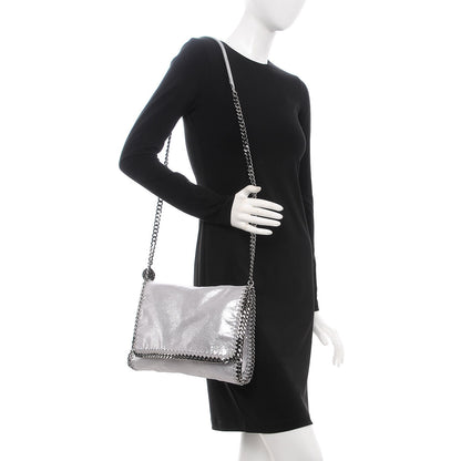 Stella McCartney Shaggy Deer Falabella Messenger Silver 2 of 11
