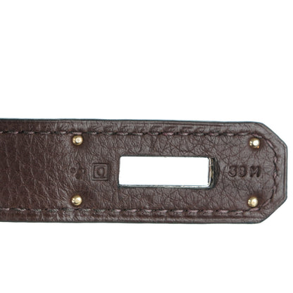 Hermes Togo Kelly Retourne 40 Chocolate 8 of 25