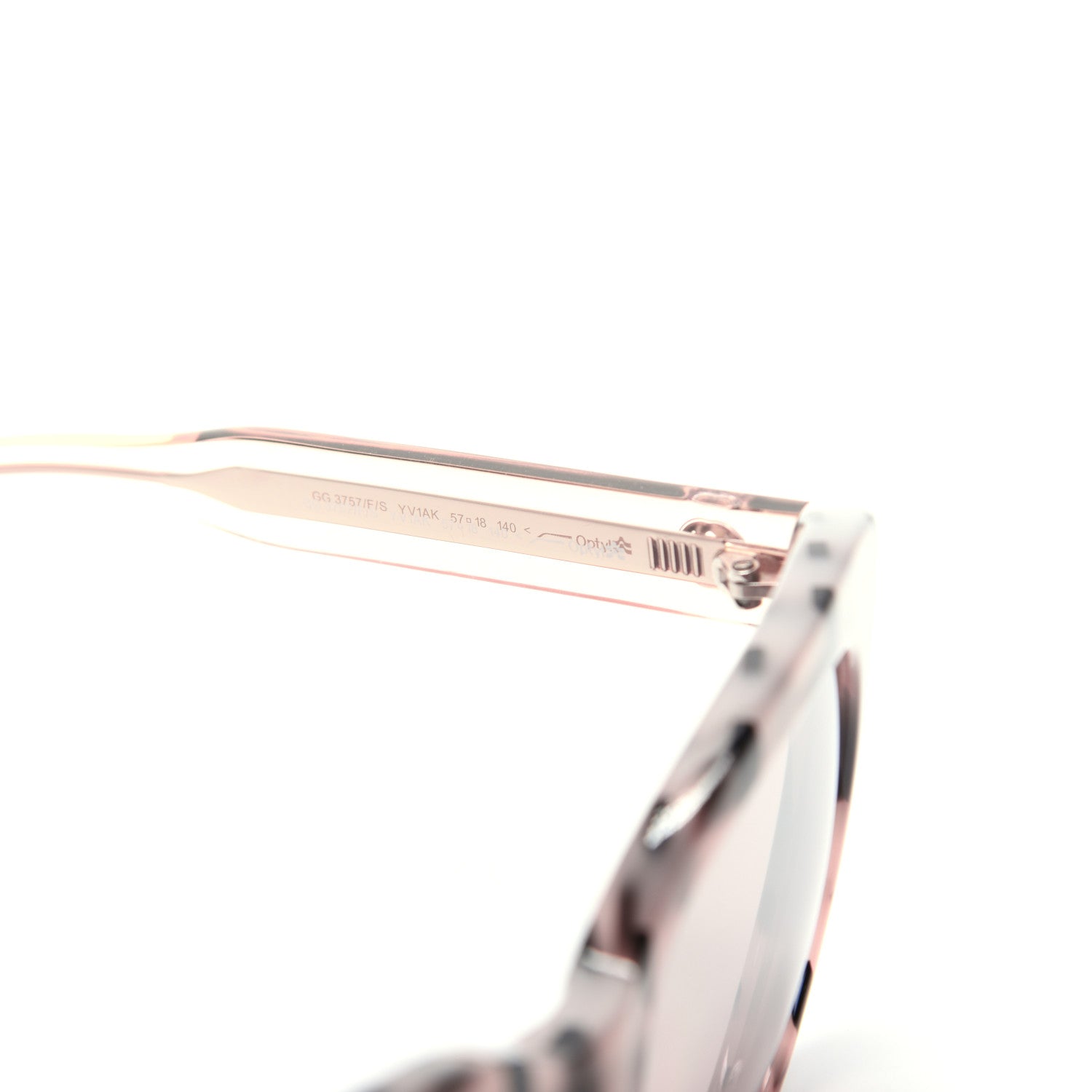 Gucci Cat Eye GG3757/F/S Sunglasses Black Pink 5 of 8