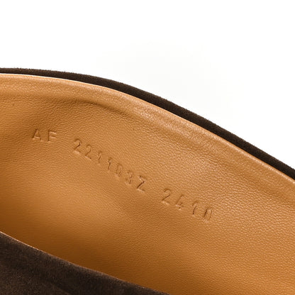 Hermes Suede Kelly Jumping Boots 39.5 Marron Ebene 8 of 8