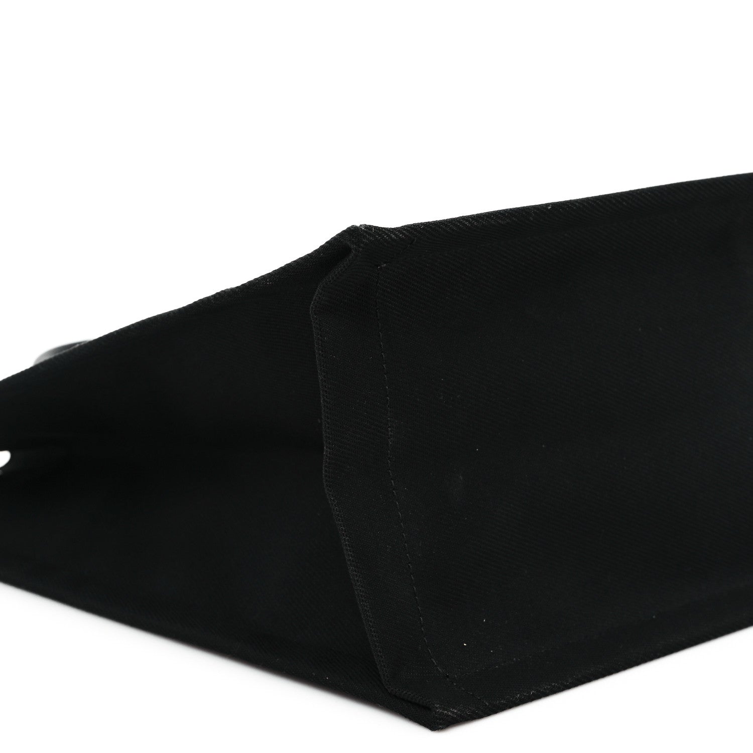 Saint Laurent Linen Calfskin Rive Gauche Tote Black 9 of 13