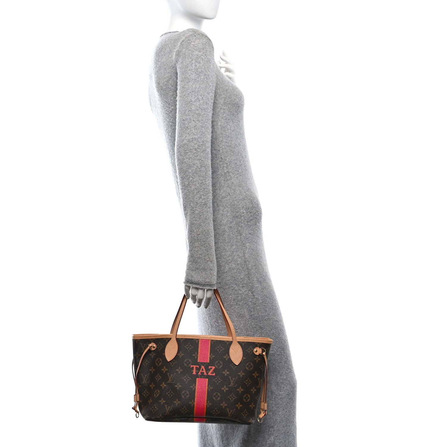 Louis Vuitton Monogram My LV Heritage Neverfull PM Fuchsia Orange 2 of 10