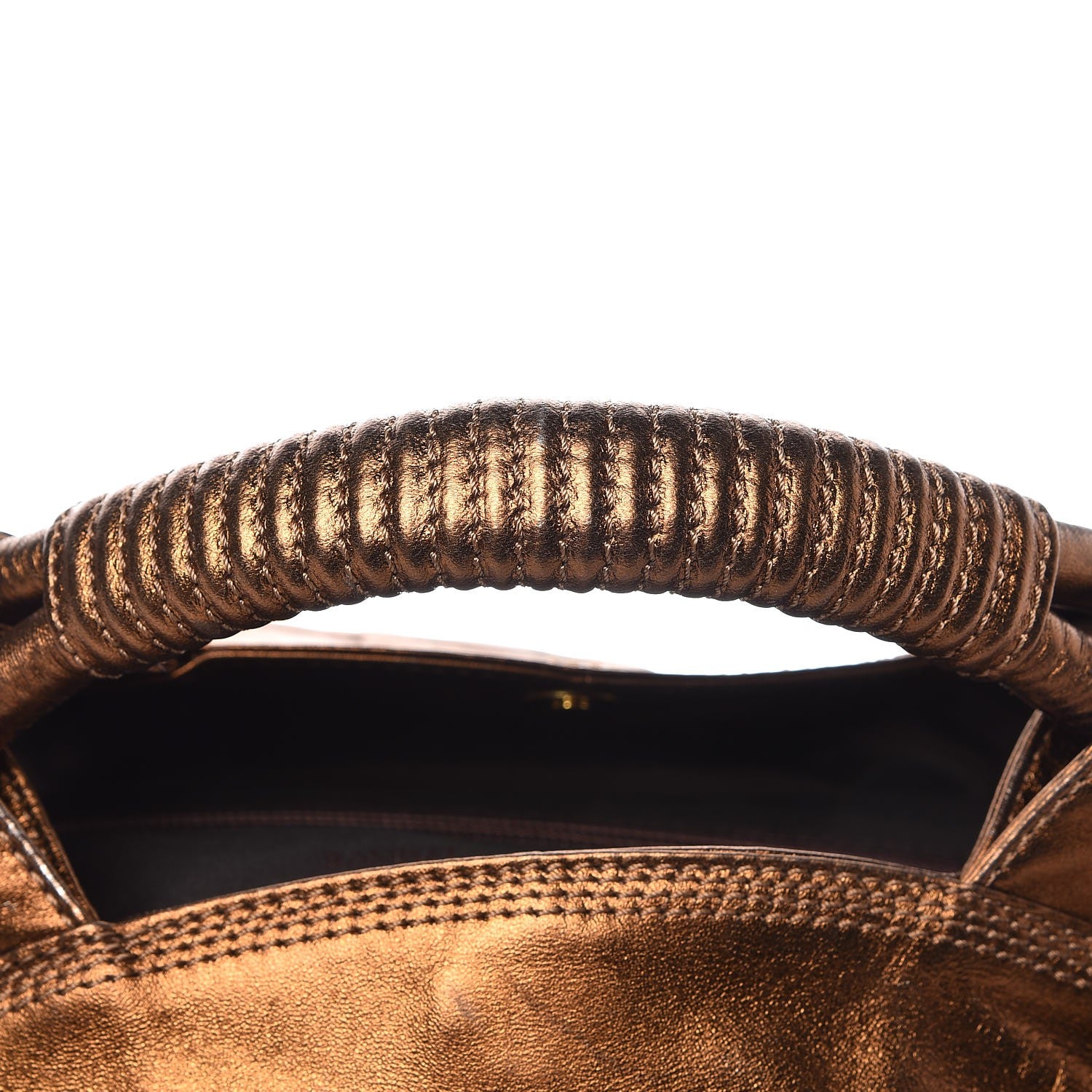 Loewe Metallic Nappa Aire Shoulder Bag Bronce 7 of 8