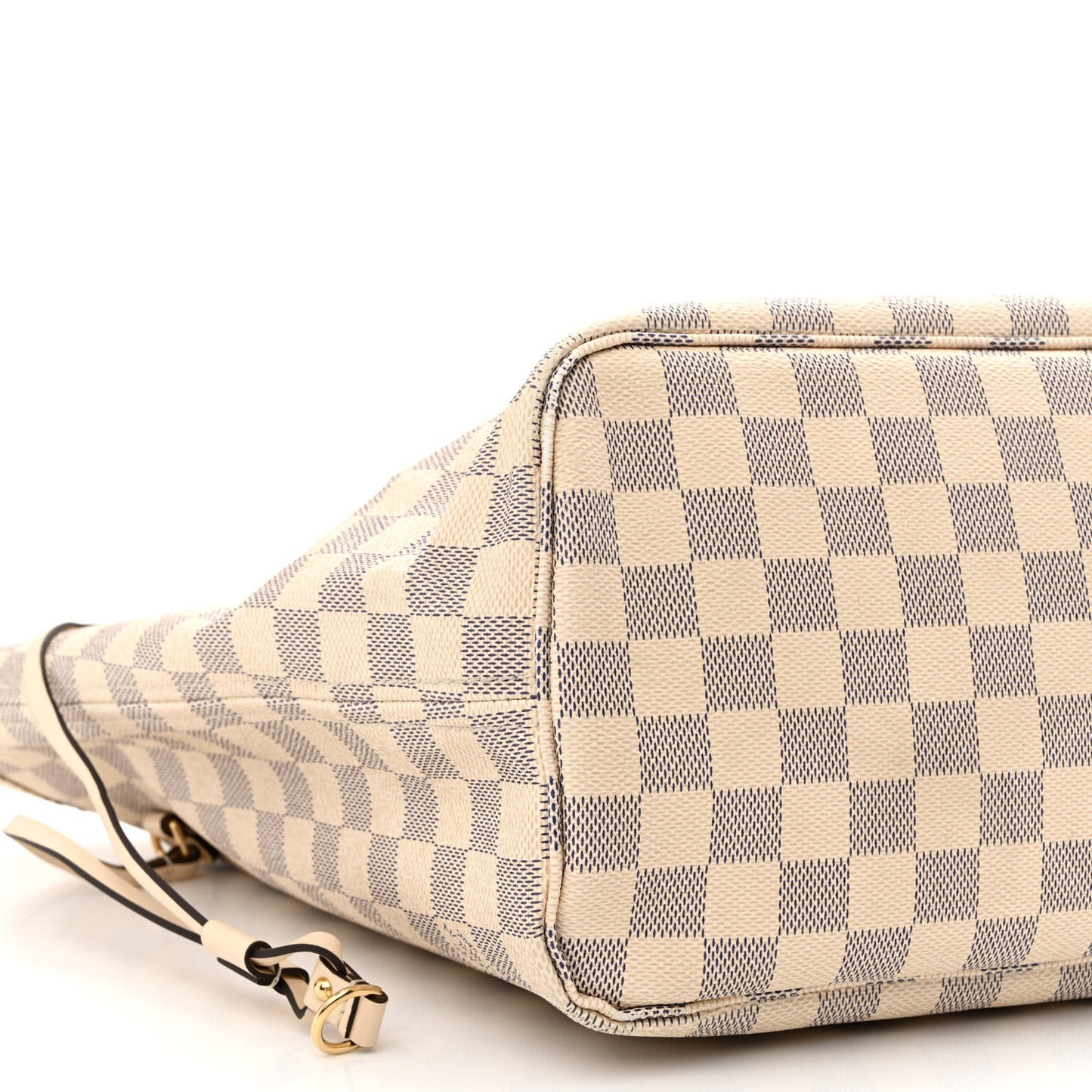 Damier Azur Braided Neverfull MM Pink