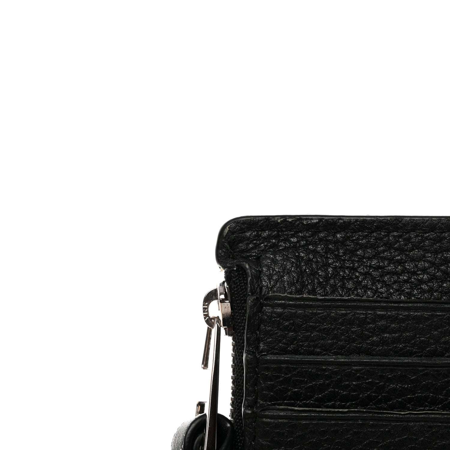 Loewe Soft Grained Calfskin Coin Card Holder Black 9 of 13