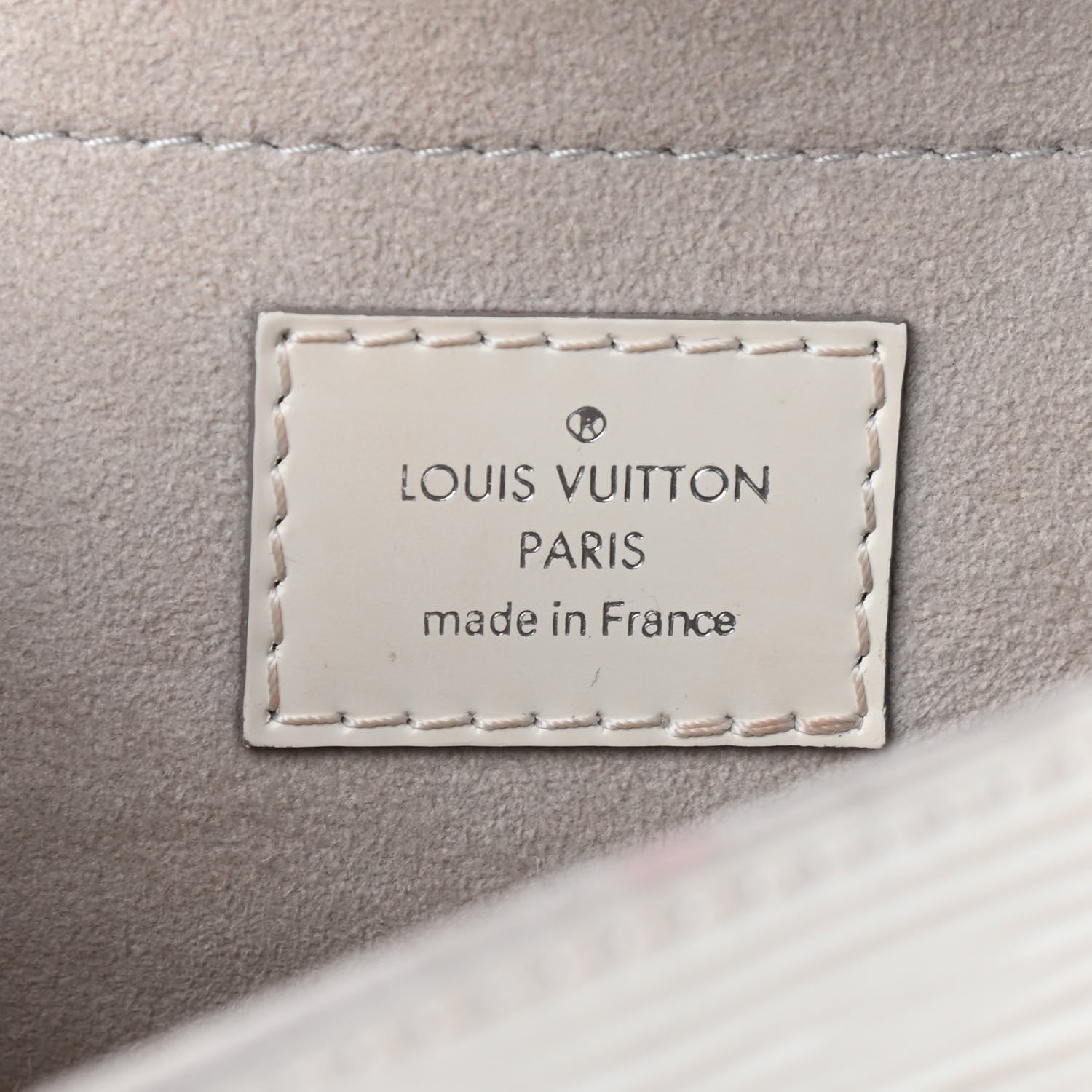 Louis Vuitton Epi Montaigne Clutch Ivory 5 of 6