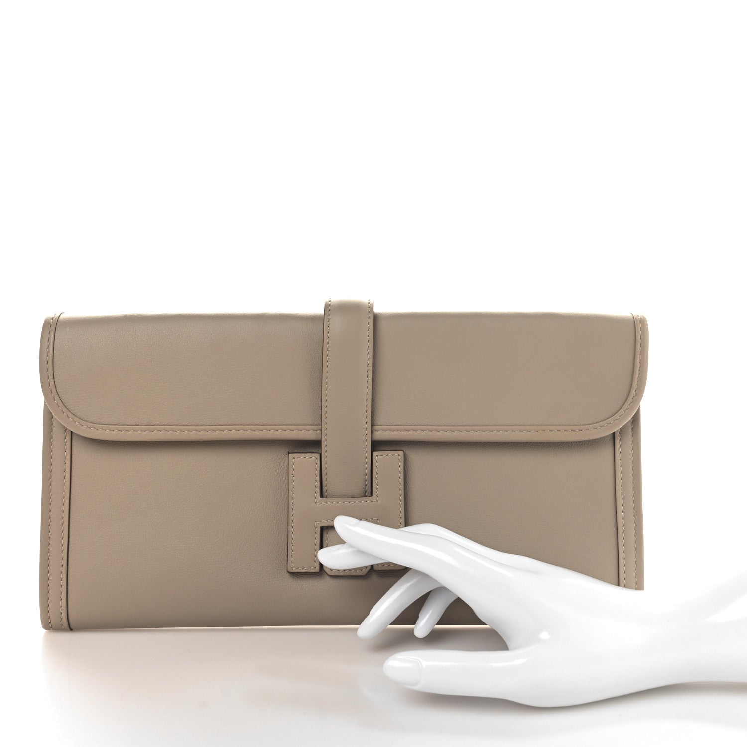 Hermes Swift Jige Elan 29 Clutch Argile 2 of 8