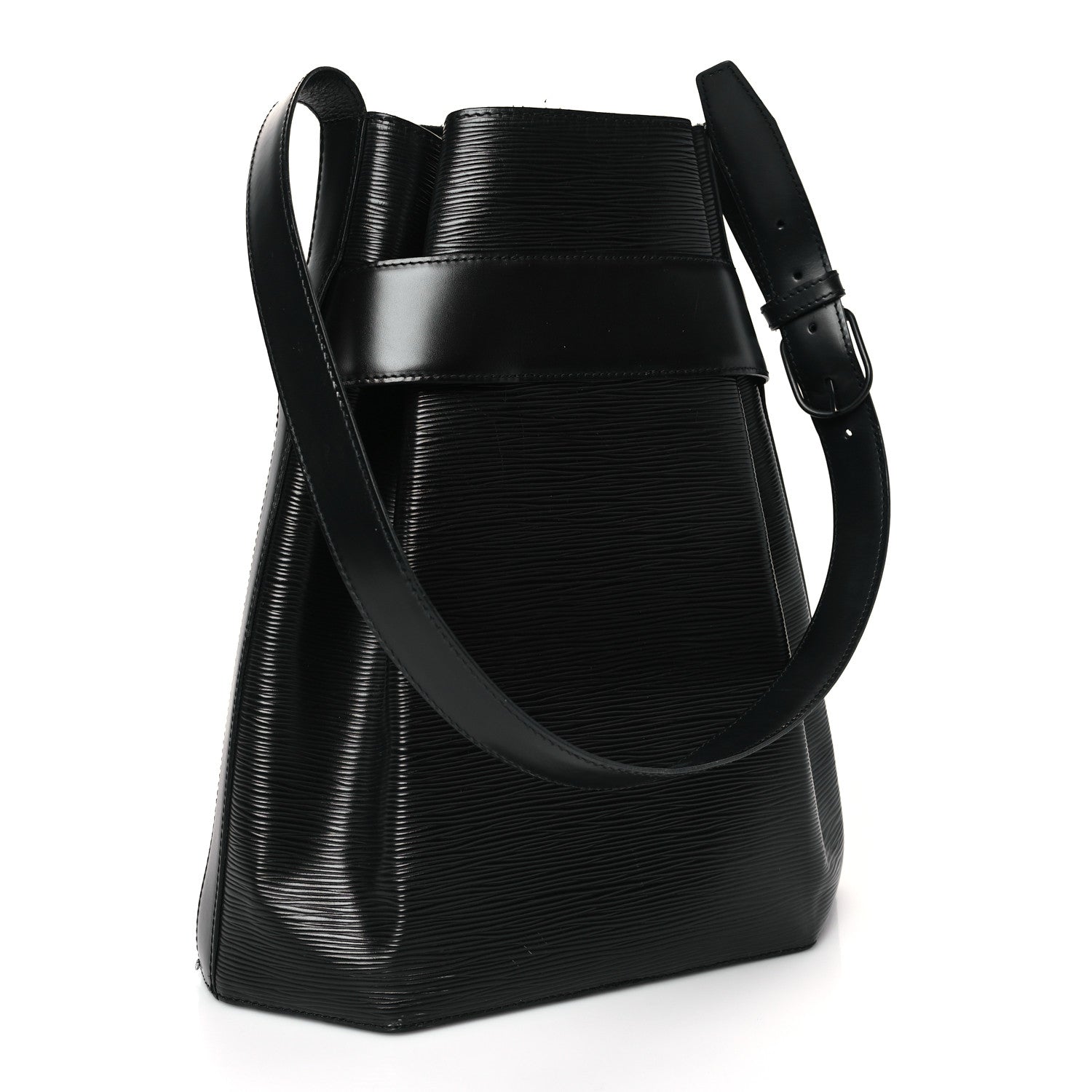Louis Vuitton Epi Sac D'Epaule GM Black 3 of 7