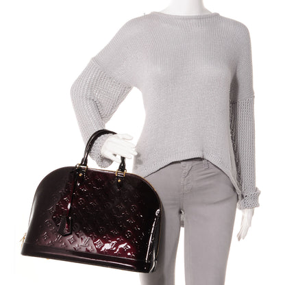 Louis Vuitton Vernis Alma GM Amarante 2 of 7