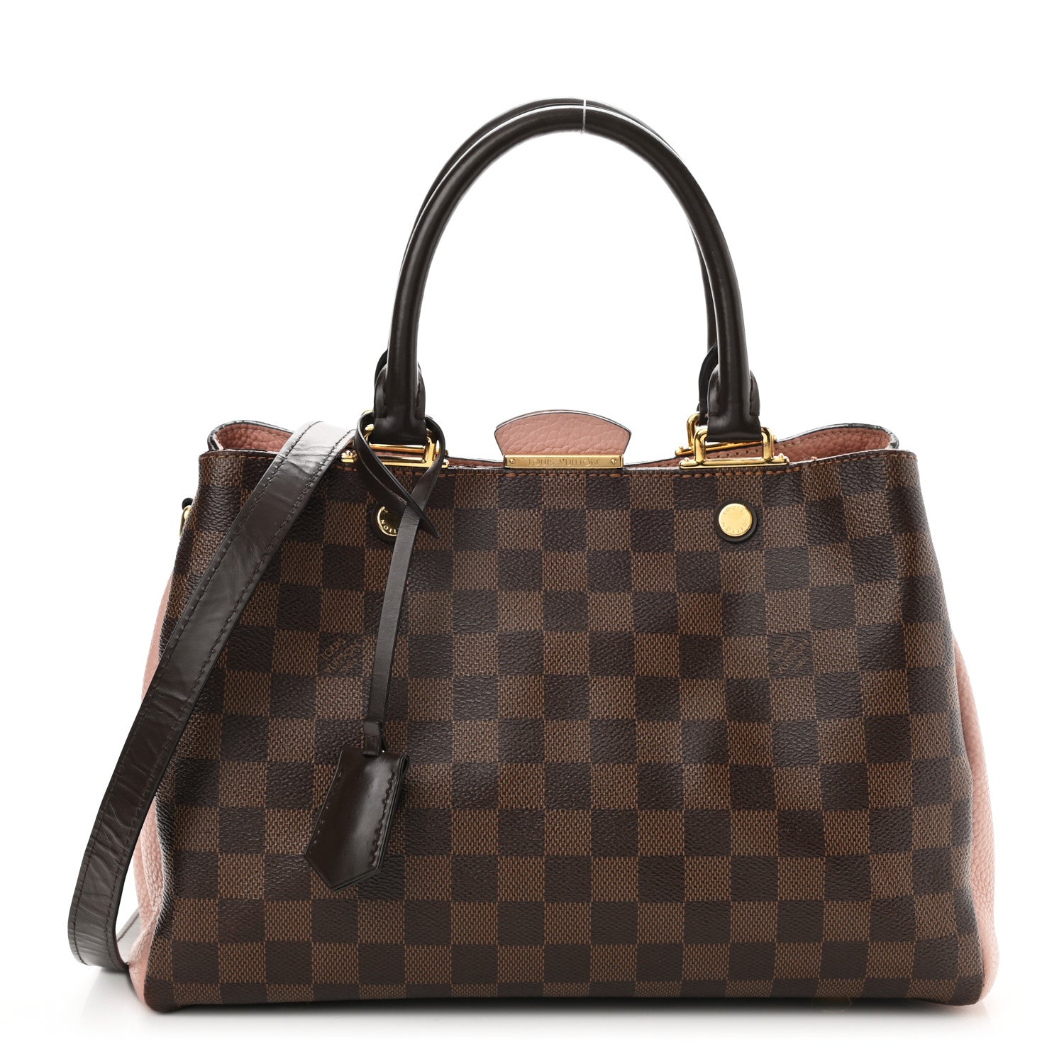 Louis Vuitton Damier Ebene Cuir Taurillon Brittany Magnolia 1 of 15