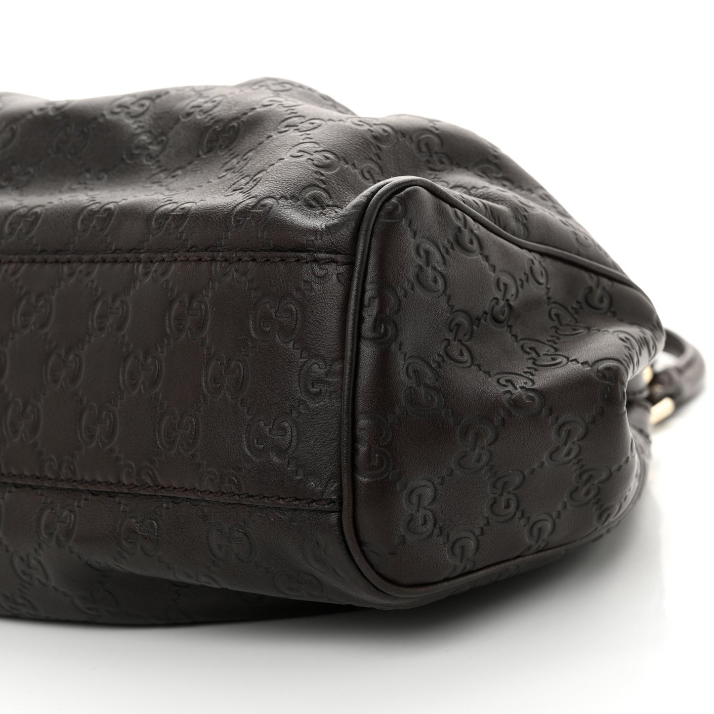 Guccissima Medium Sukey Tote Chocolate