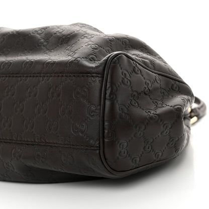 Gucci Guccissima Medium Sukey Tote Chocolate 9 of 11