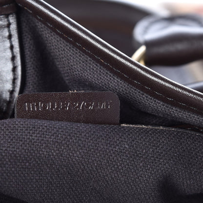 Burberry Haymarket Check Large Northfield Tote Chocolate 8 of 11