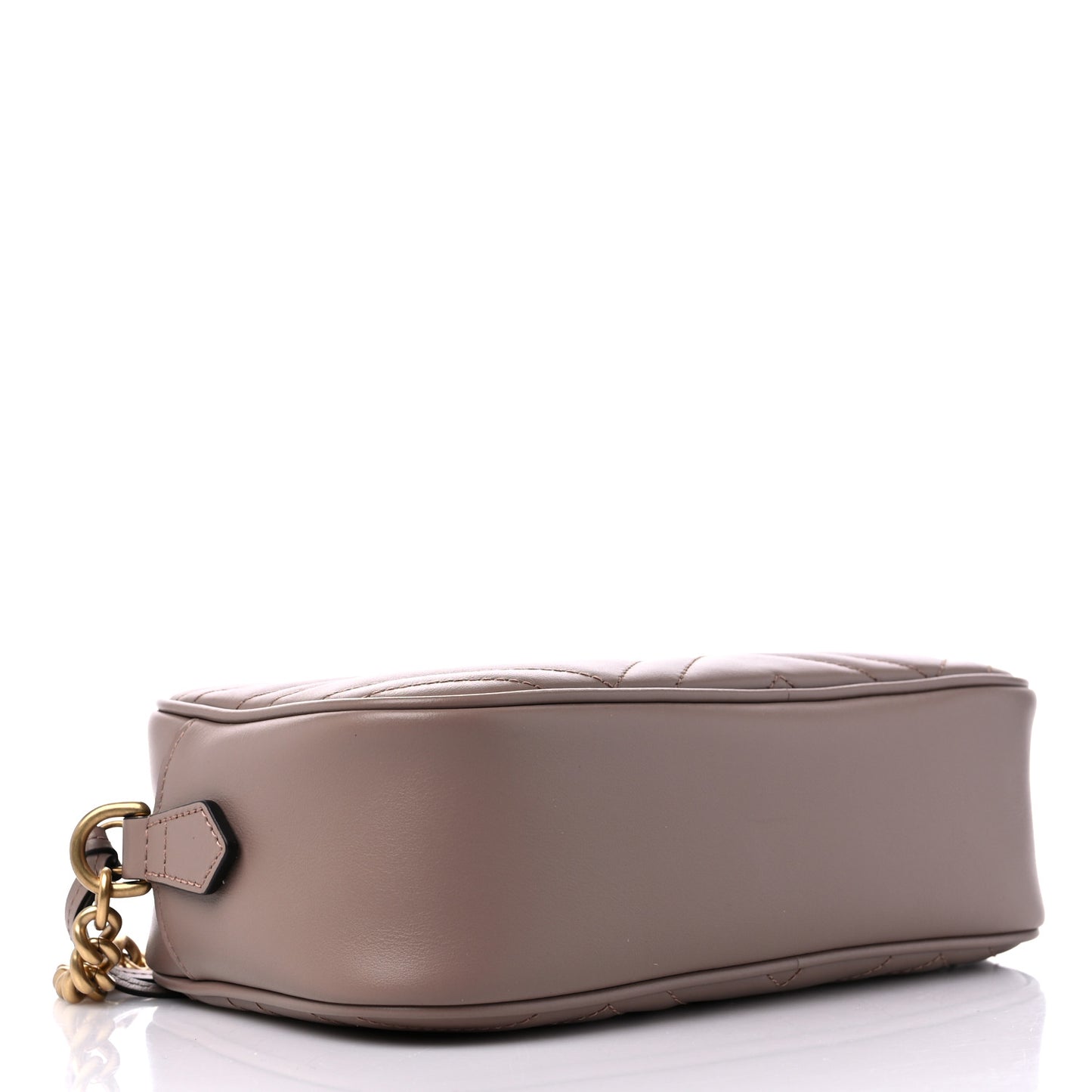 Calfskin Matelasse Small GG Marmont Chain Shoulder Bag Porcelain Rose