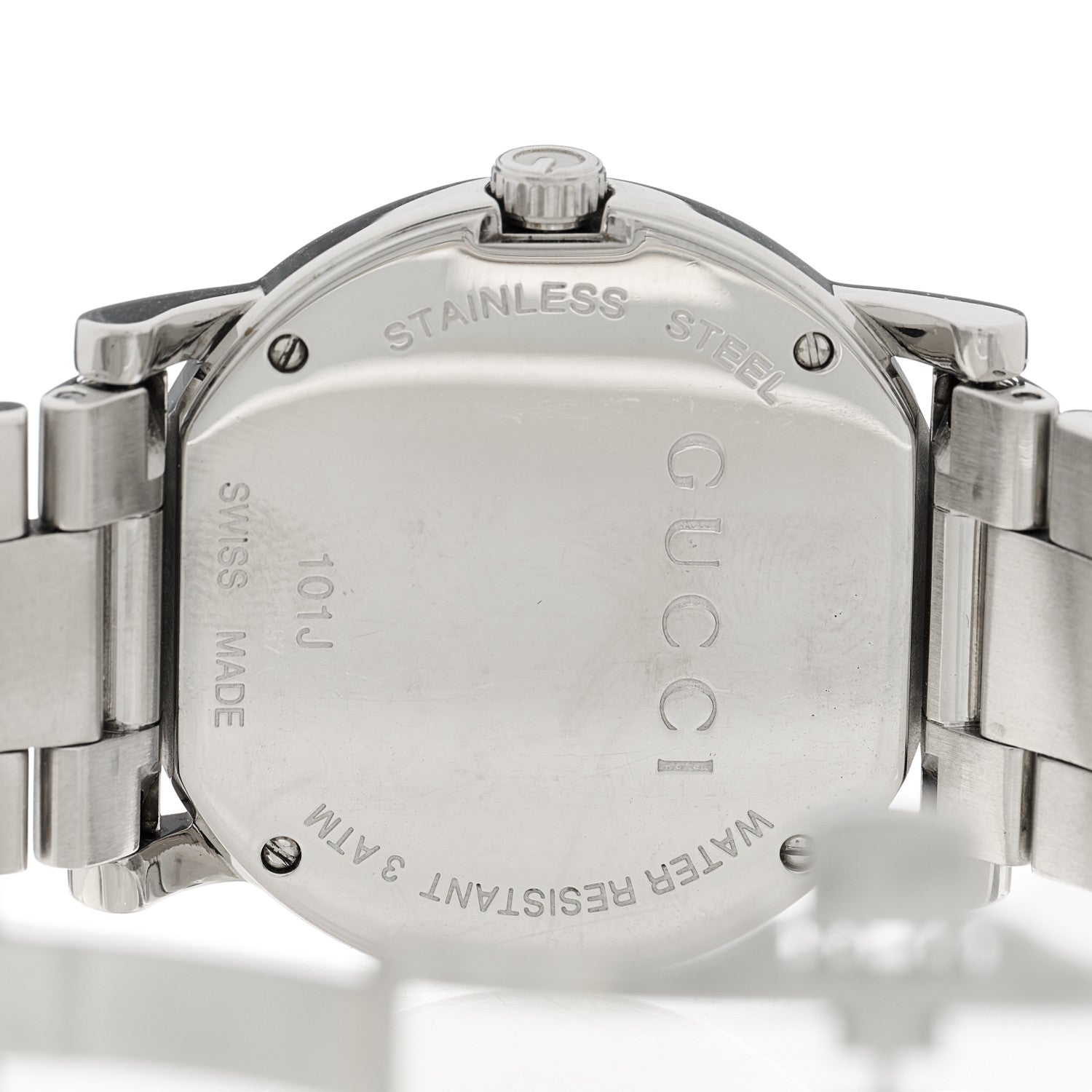 Gucci Stainless Steel 36mm G-Round Quartz Watch White 4 of 5